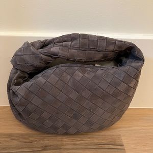 Bottega Veneta Mini Jodie suede top-handle bag
